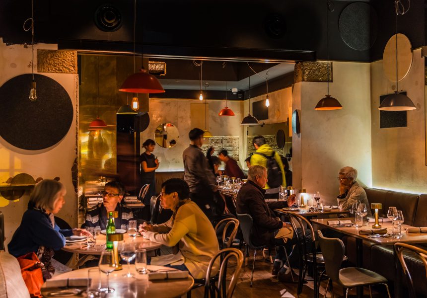 Yellow restaurant on Macleay Street