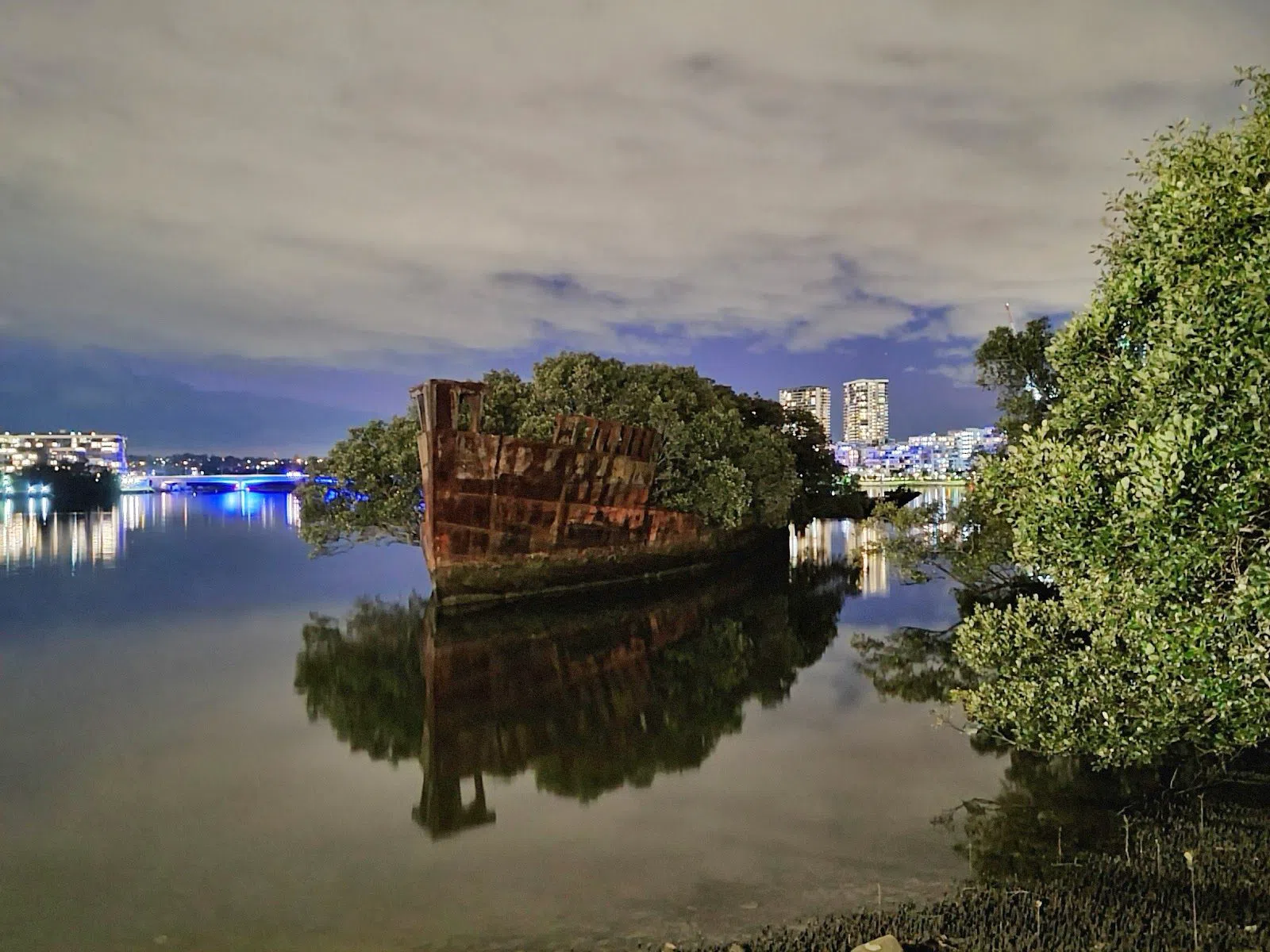 Homebush Bay Shipwreck Lookout (SS Ayrfield), Sydney